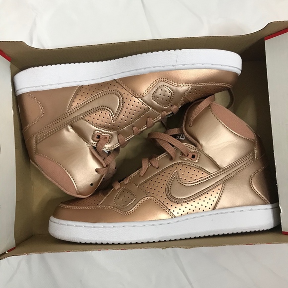 nike force rose gold